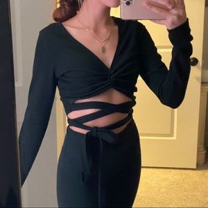 black Urban Outfitters top